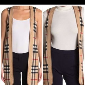 Vtg Burberry Trench Coat liner / vest
